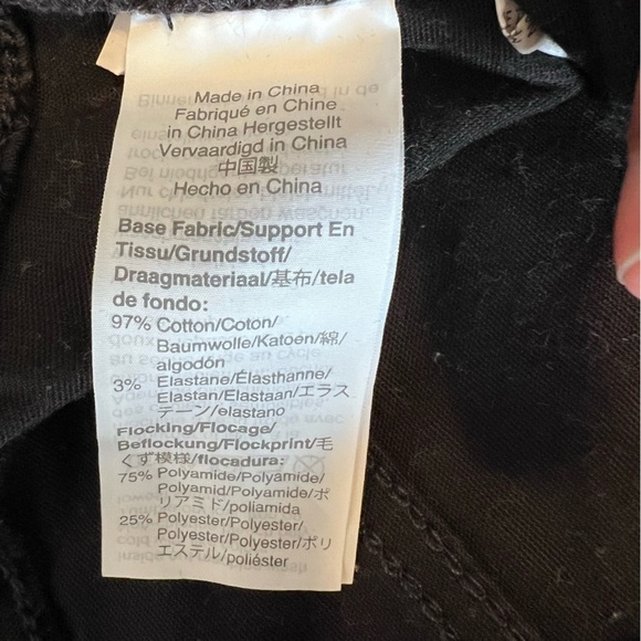 Madewell 9” Mid-Rise Skinny Jeans: Flocked Leopard Edition |Size 27| - Picture 8 of 8